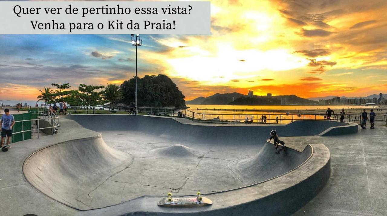 Apartmán Residencial Kit Da Praia Santos  Exteriér fotografie