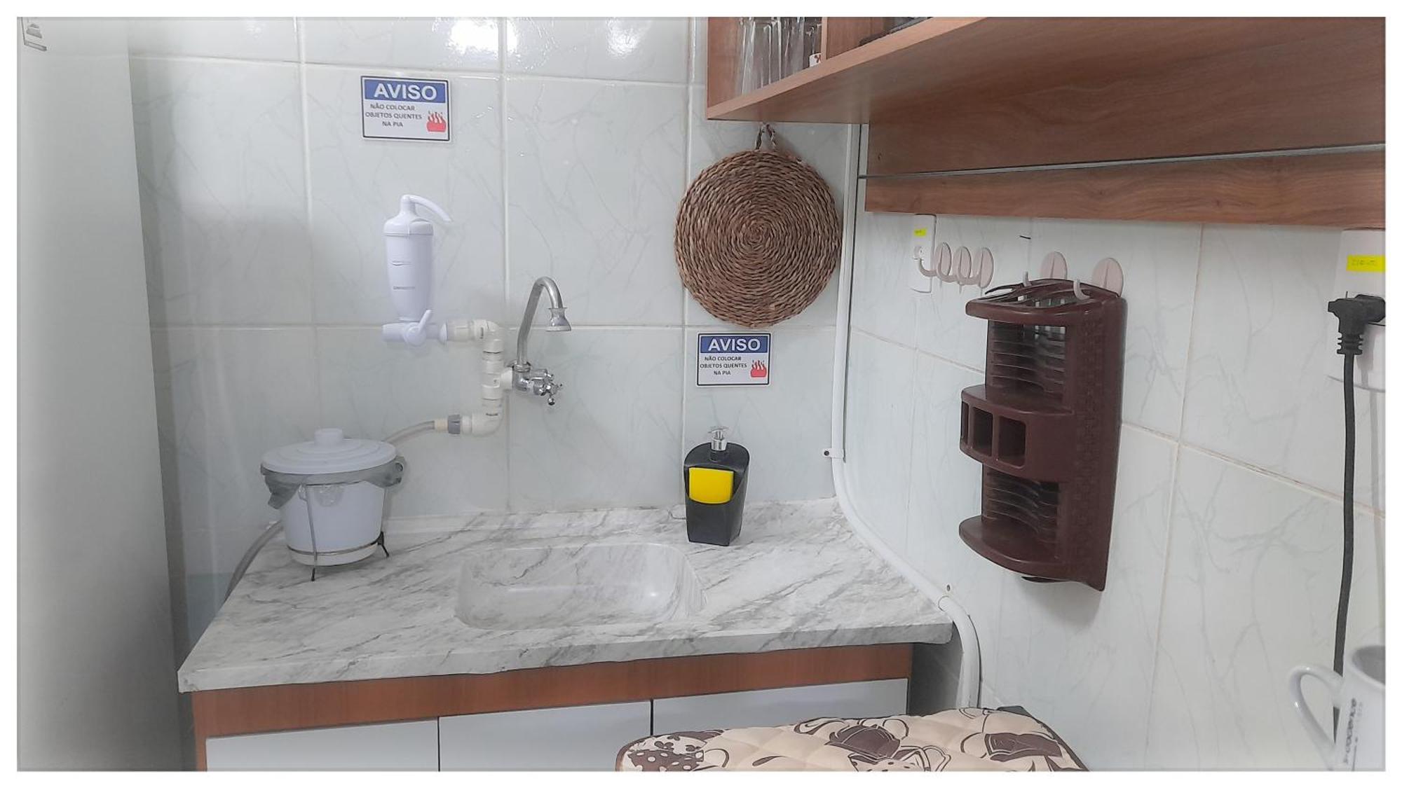 Apartmán Residencial Kit Da Praia Santos  Pokoj fotografie