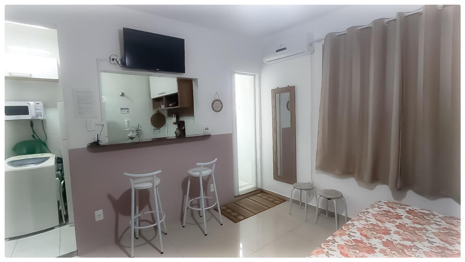 Apartmán Residencial Kit Da Praia Santos  Pokoj fotografie